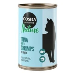 Cosma Nature 6 X 140 G 25 Cosma Nature 6 X 140 G -Productos Para Gatos cosma nature tunashrimps 140g 1000x1000 9