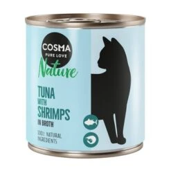 Cosma Nature 6 X 280 G -Productos Para Gatos cosma nature tunashrimps 280g 1000x1000 8 1