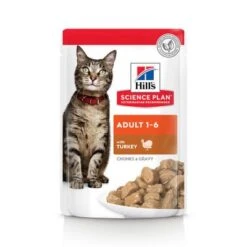 Hill's Science Plan Hill's Adult Para Gatos -Productos Para Gatos es cat adult turkey pouch ongoing front packaging 5