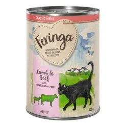 Feringa Classic Meat Menu 6 X 400 G - Pack De Prueba Mixto -Productos Para Gatos feringa classicmeat adult lambbeef 400g 1000x1000 9
