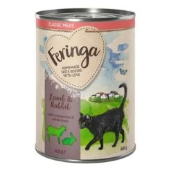 Feringa Classic Meat Menu 12 X 400 G - Pack Ahorro -Productos Para Gatos feringa classicmeat adult lambrabbit 400g 1000x1000 2