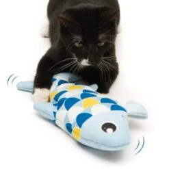 Catit Groovy Fish Azul -Productos Para Gatos fish and cat 64aa029255eb9