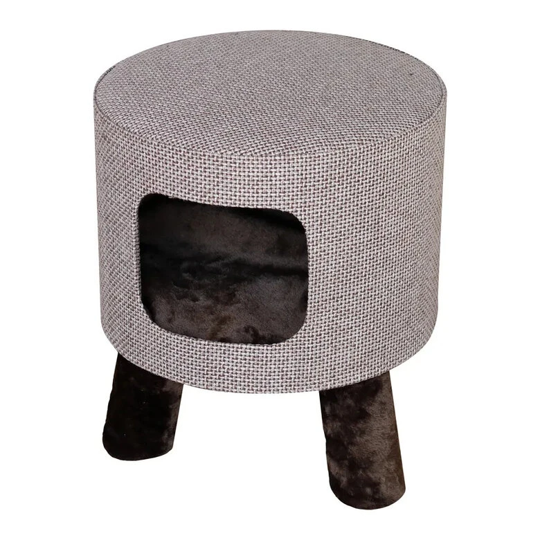 Flamingo Omar Cueva Taburete Marrón Para Gatos 1 Flamingo Omar Cueva Taburete Marrón Para Gatos