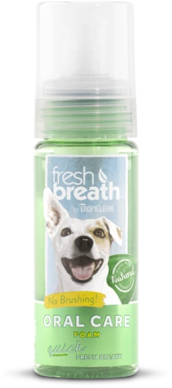 Tropiclean Mint Foam Espuma Bucal -Productos Para Gatos fresh breath espuma de menta 133 ml 1