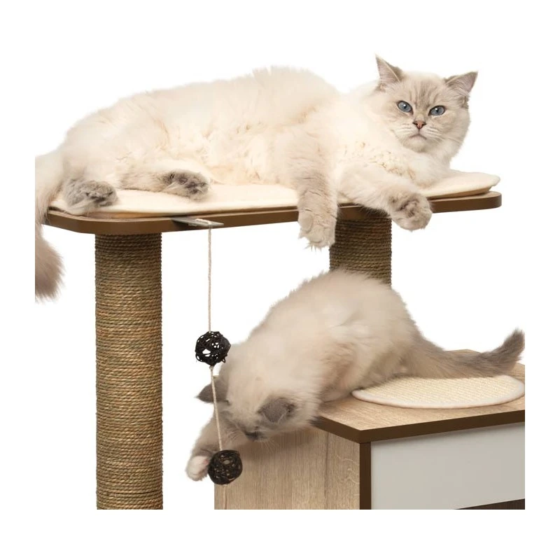 Catit Rascador De Madera Base Roble 3 Catit Rascador De Madera Base Roble - Imagen 3