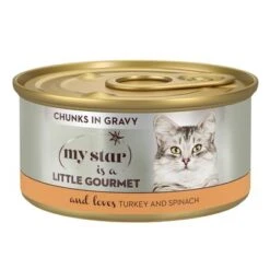 My Star Bocaditos En Salsa Gourmet En Latas 24 X 85 G Para Gatos -Productos Para Gatos mystar littlegourmet chunksingravy turkey 85g 6