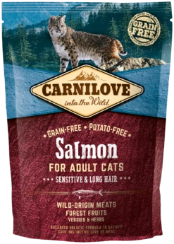 Carnilove Pienso Natural Gatos Sensibles Y Pelo Largo Adult Salmón -Productos Para Gatos pienso natural gatos sensibles pelo largo adult salmon 3