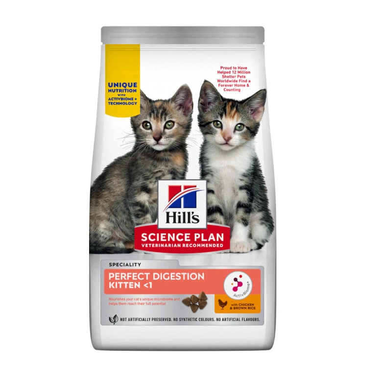 Hill's Hill’s Science Plan Perfect Digestion Kitten Pienso Para Gatos 2 Hill's Hill’s Science Plan Perfect Digestion Kitten Pienso Para Gatos - Imagen 2