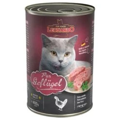 Leonardo All Meat Comida Húmeda Para Gatos 6 X 400 G -Productos Para Gatos pla leonardo gefluegel 400g 9
