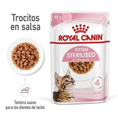 Royal Canin Sterilised Kitten En Salsa 1 Royal Canin Sterilised Kitten En Salsa