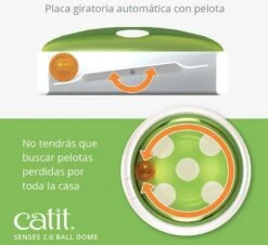 Catit Senses Ball Dome -Productos Para Gatos senses ball dome 2