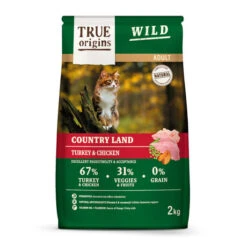 True Origins Wild Adult Pollo Y Pavo Pienso Para Gatos