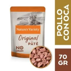 Nature's Variety Original Paté No Grain 12 X 70 G Para Gatos -Productos Para Gatos wet cat pate pollo oca 70gr es 1 1
