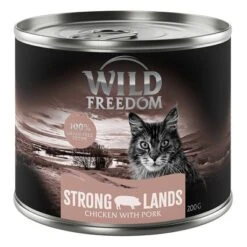 Pack Ahorro Wild Freedom Adult 12 X 200 G -Productos Para Gatos wildfreedom classic strong lands 200g 1000x1000 3